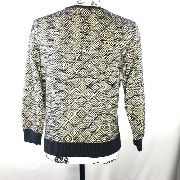 Lucky Brand Diamond-Patterned Zip Up Jacket, S - Picture 4 of 8